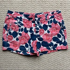 Gap City Short 3” Inseam - Pink/Coral & Navy Floral - Size 6